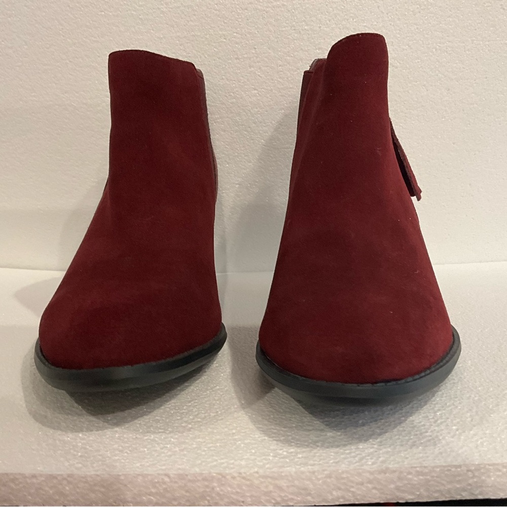 Anne Klein Java Snake Vionic Burgundy Suede Snake… - image 6